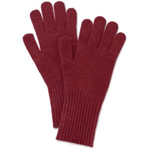 Tchibo - Strickhandschuhe mit Wolle - Bordeaux Polyester   female