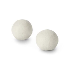 2 Trocknerbälle aus Wolle - Tchibo - Creme Wolle   unisex