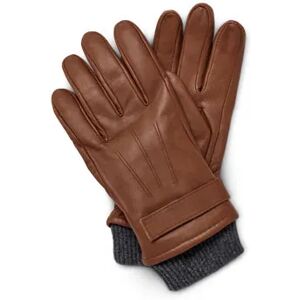 Tchibo - Leder-Handschuhe - Cognac - Gr.: 9,5 Wolle  9,5 male