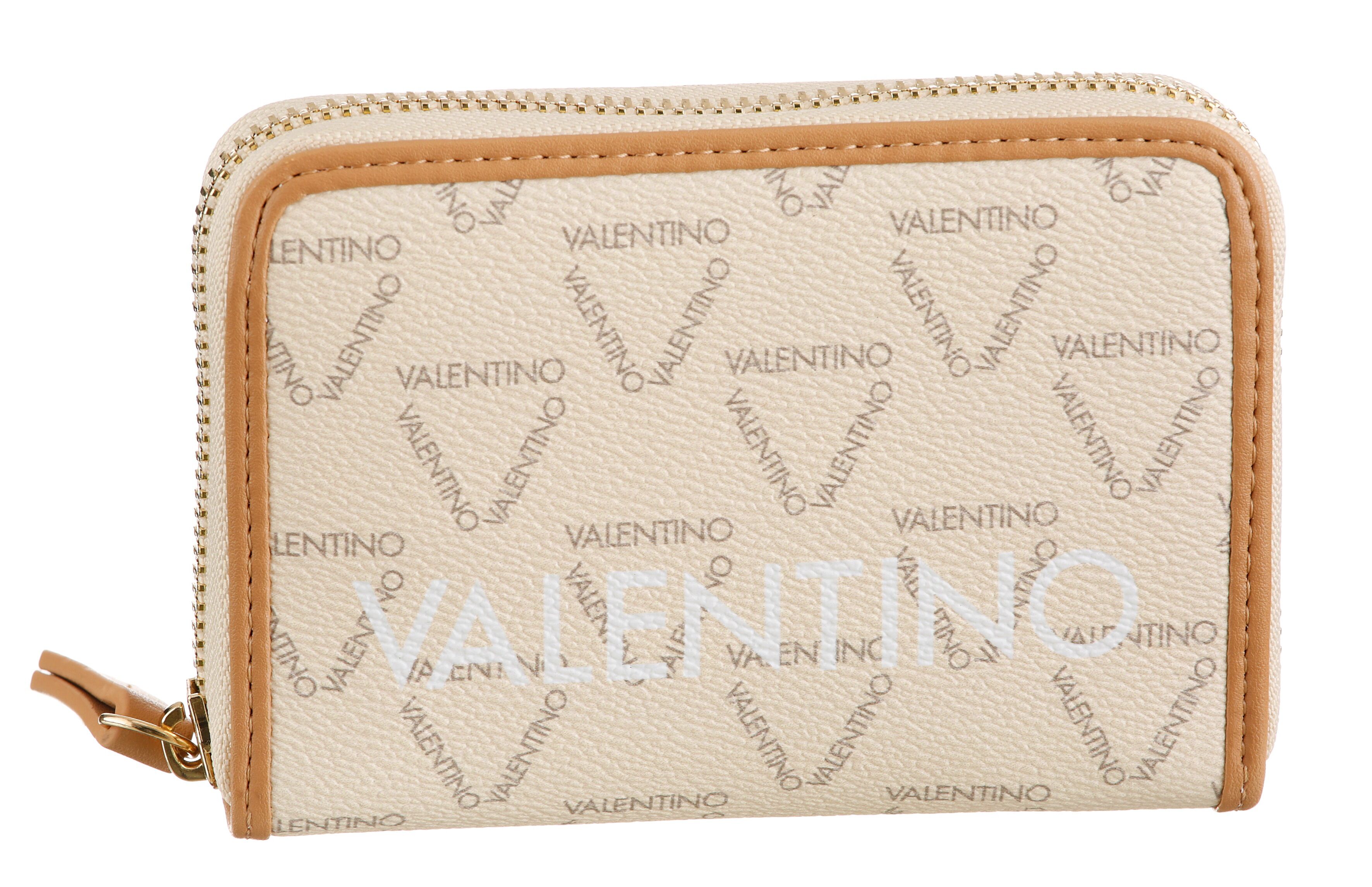 VALENTINO BAGS Geldbörse, mit Allover Druck beige