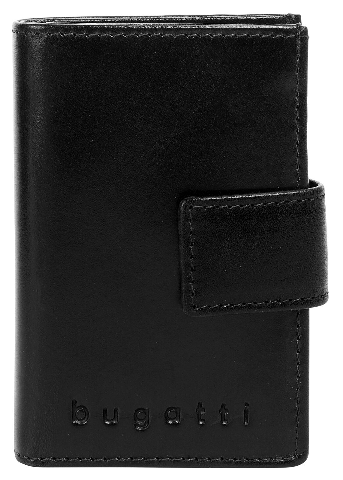 Bugatti Brieftasche »SECURE DELUXE«, (1 tlg.), echt Leder schwarz
