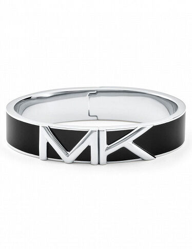 Michael Kors Armband «Mott », schwarz/silberfarben