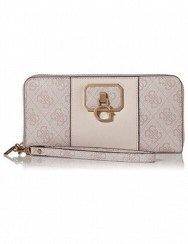 Guess Portemonnaie «Noelle», creme/weiss