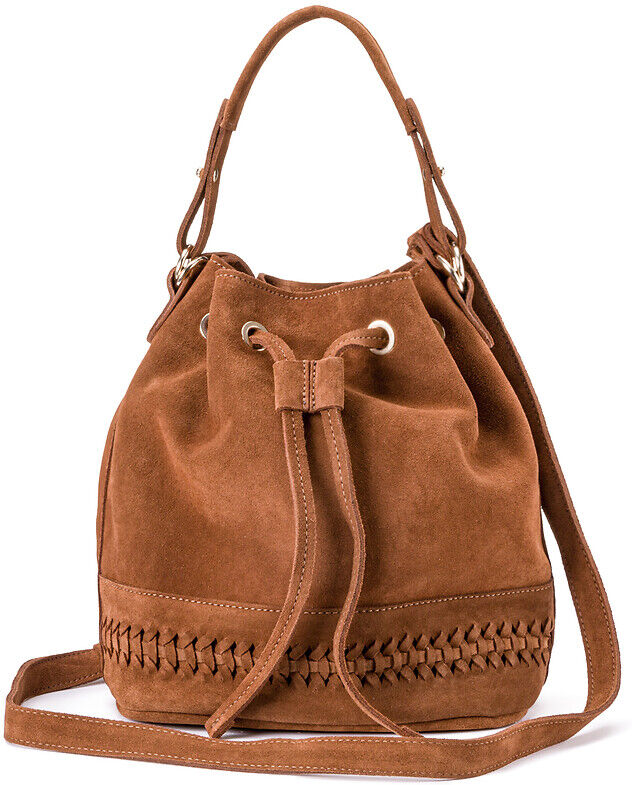 LA REDOUTE COLLECTIONS Bucket-Bag, Leder BRAUN