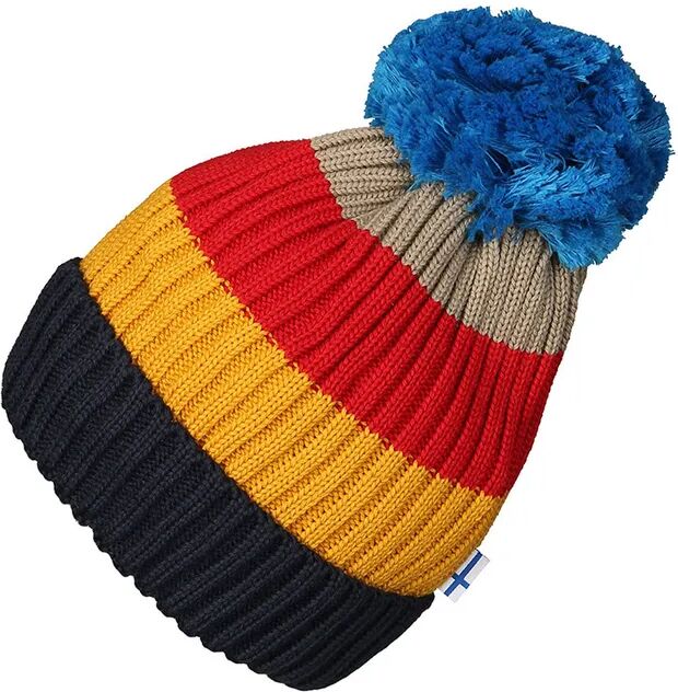 finkid Strickmütze POMPULA mit Bommel in navy/red (Größe: 50)