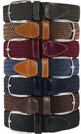 Belts Elastischer Gürtel, Herren - Bordeaux