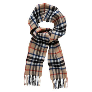 Lochcarron of Scotland Lochcarron Tartan-Schal, Thompson Camel Modern, Beige/Blau/Schwarz/Rot/Weiss