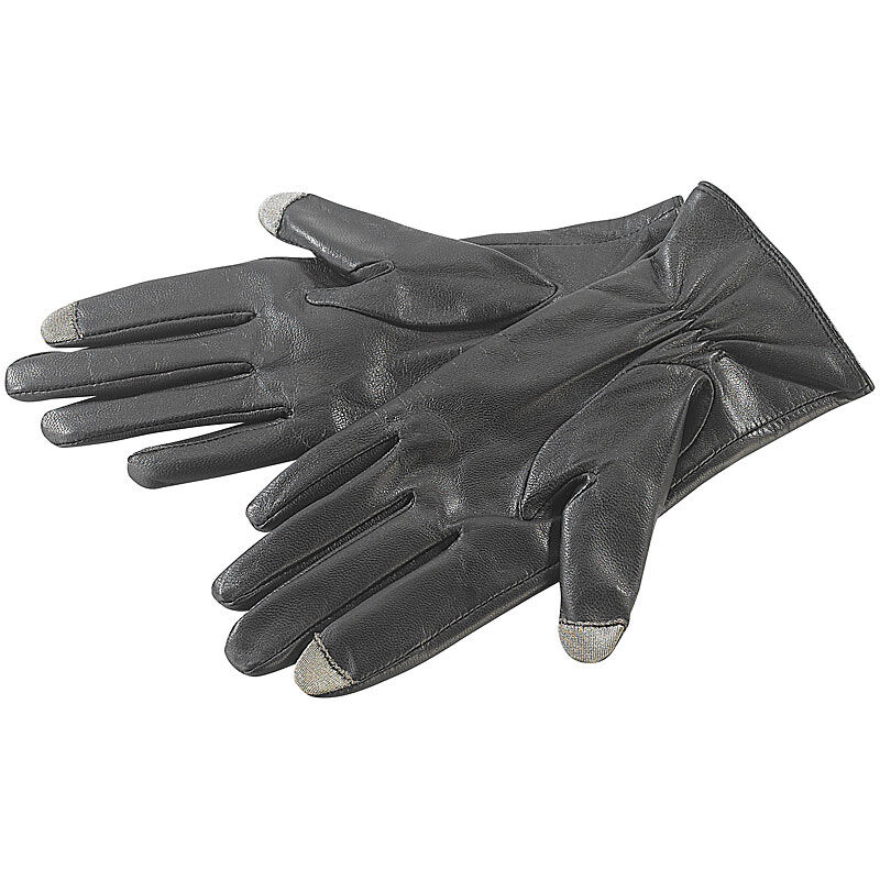 Pearl Touchscreen-Handschuhe, Ziegenleder, für Damen, Gr.6,5 (S)