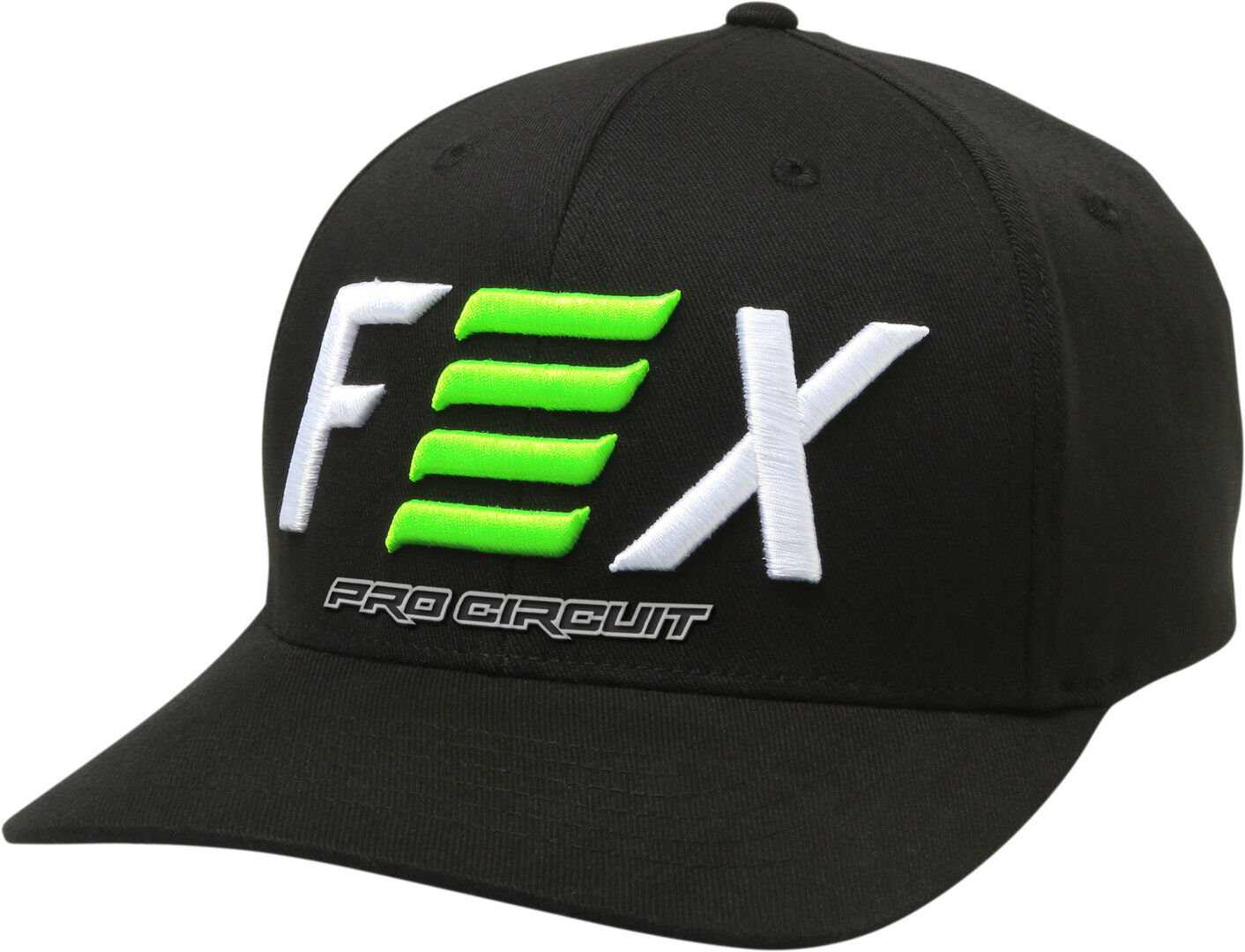 FOX Pro Circuit Flexfit Kappe S M Schwarz