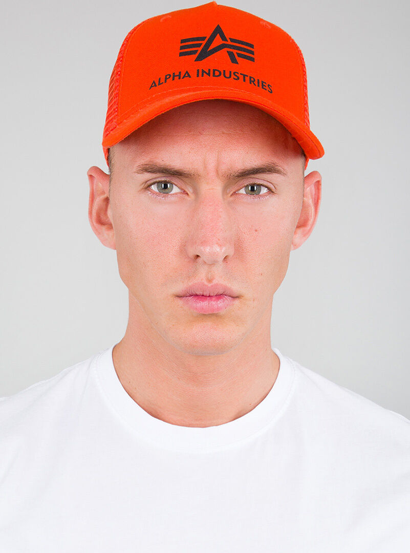 Alpha Industries Basic Trucker Kappe Einheitsgröße Orange