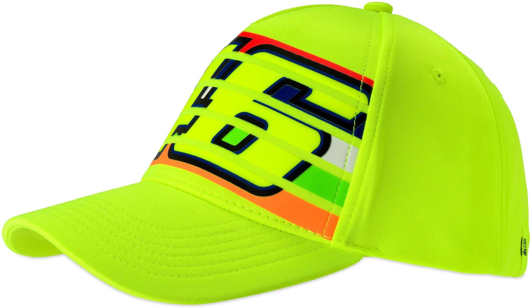 VR46 Stripes Kappe Einheitsgröße Gelb