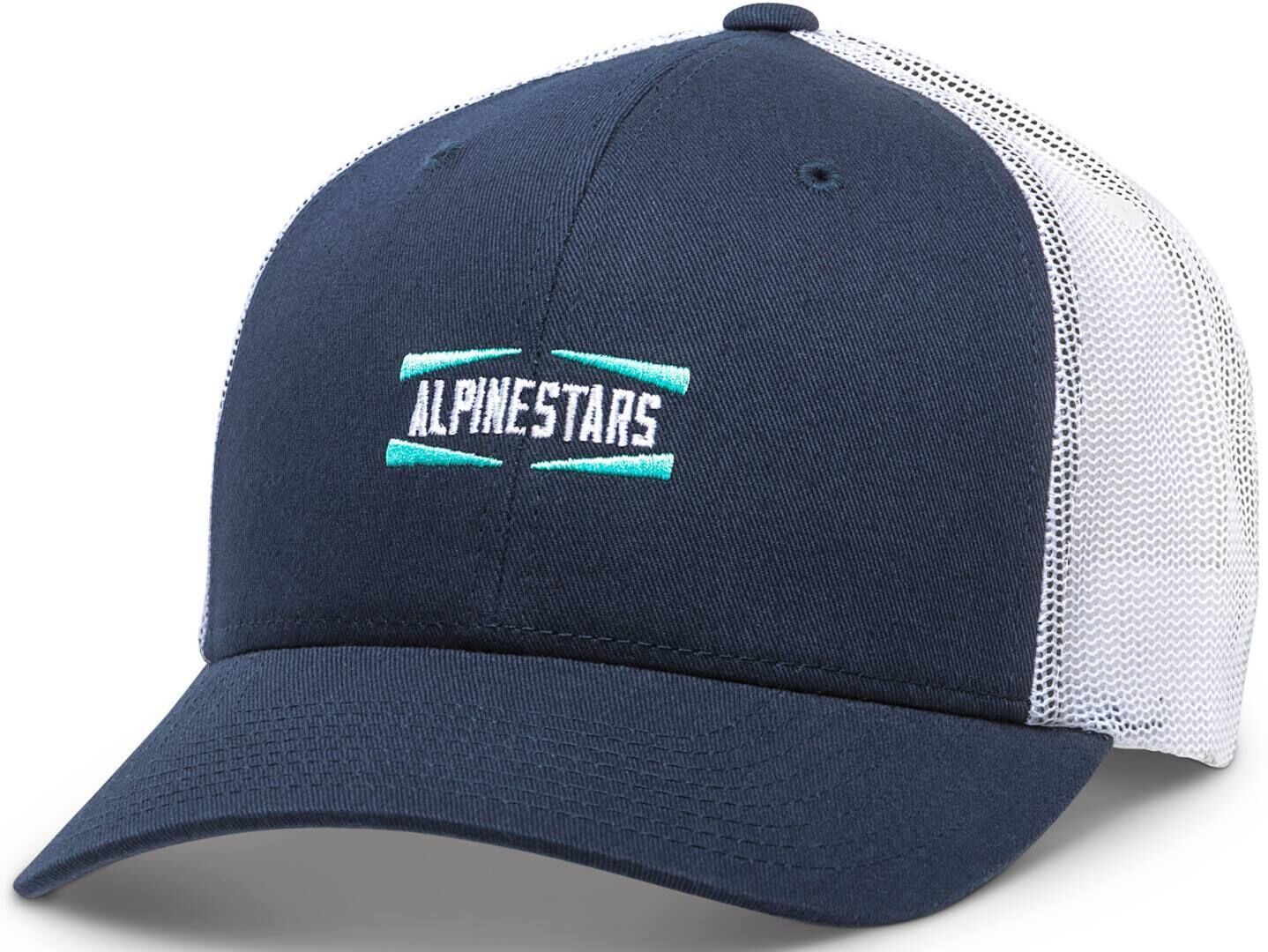 Alpinestars Considered Trucker Kappe Einheitsgröße Weiss Blau