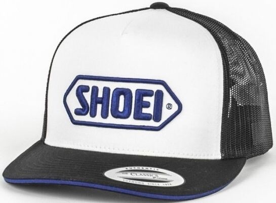 Shoei Big Trucker Kappe Einheitsgröße Weiss Blau