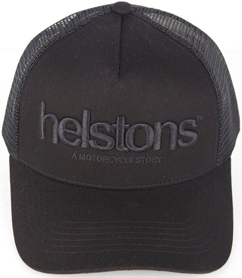 Helstons Logo Kappe Einheitsgröße Schwarz