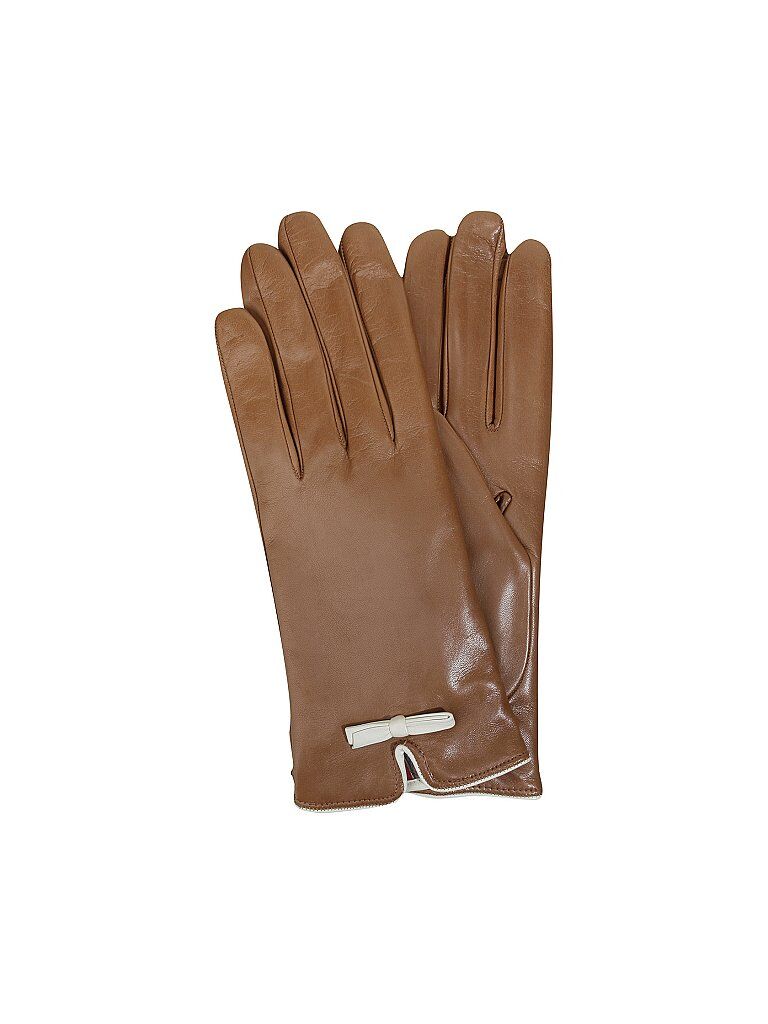 CARIDEI Lederhandschuhe Donna Camel   Damen   Größe: 7   22/20