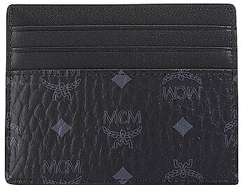 MCM Ausweisetui - Kartenhalter Visetos Original New Card Case schwarz   Herren   MXAAAVI02