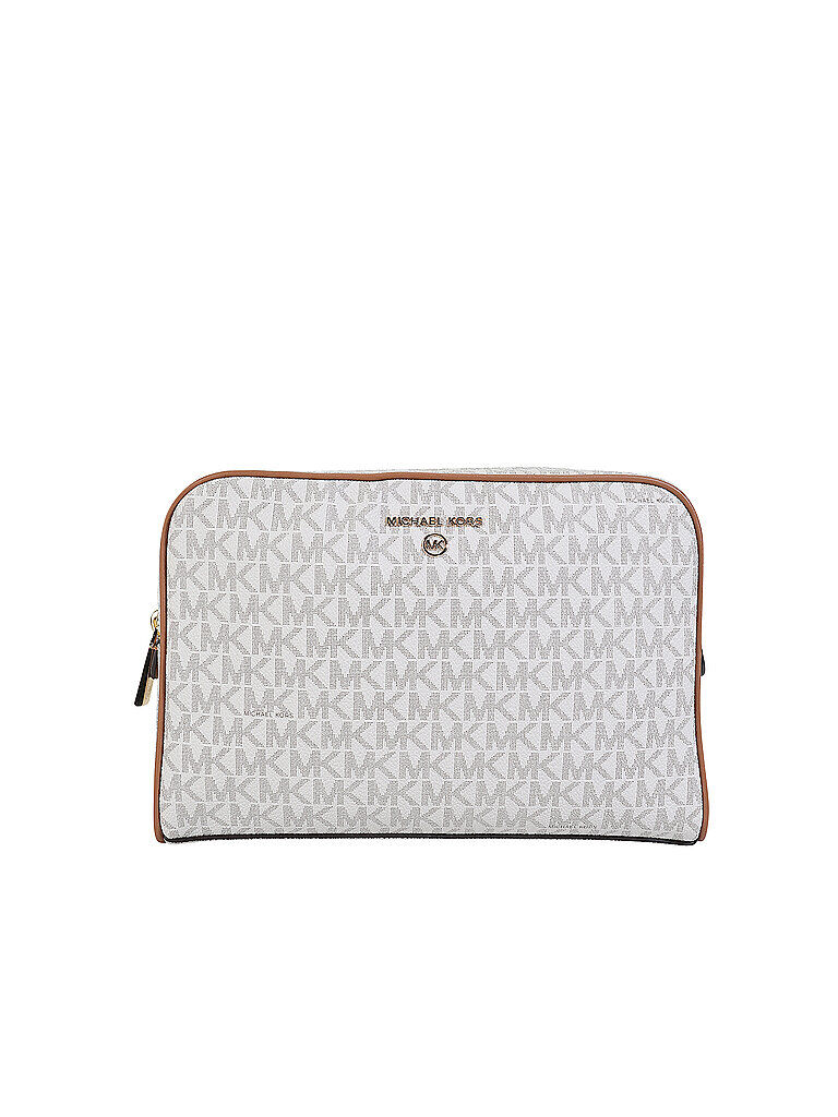 MICHAEL KORS Travel Pouch - Kosmetiktasche Jet Set Charm Zip Travel beige   Damen   34T1GT9T3B