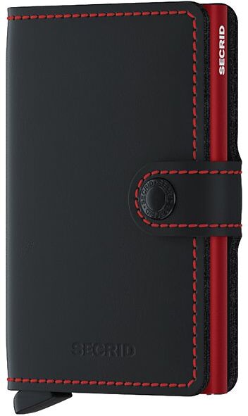 SECRID Miniwallet "Matte Mini" (Black/Red) schwarz   Damen   MM-MATTE