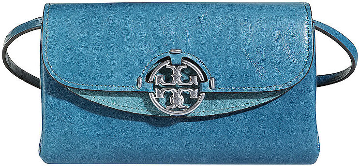 TORY BURCH Ledertasche - Minibag Miller blau   Damen   81874