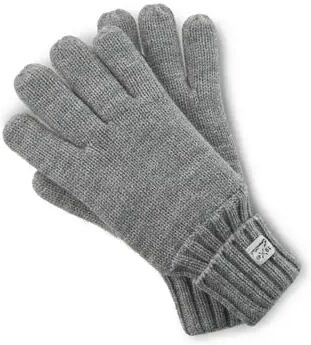 Tchibo - Strickhandschuhe - Hellgrau/Meliert - Gr.: 9,5 Polyester  9,5