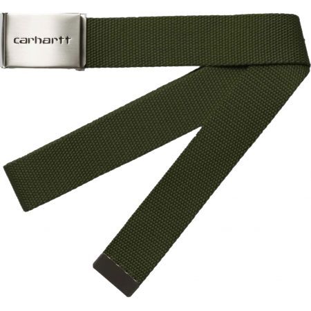 Carhartt PÁSEK CARHARTT Clip Chrome - mechová zeleň - univerzální