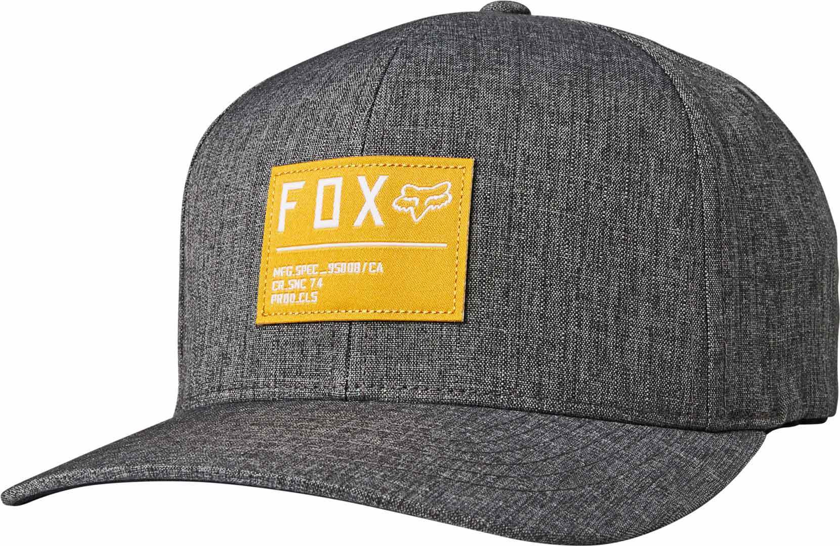 FOX Non Stop Flexfit Cap S M Šedá žlutá
