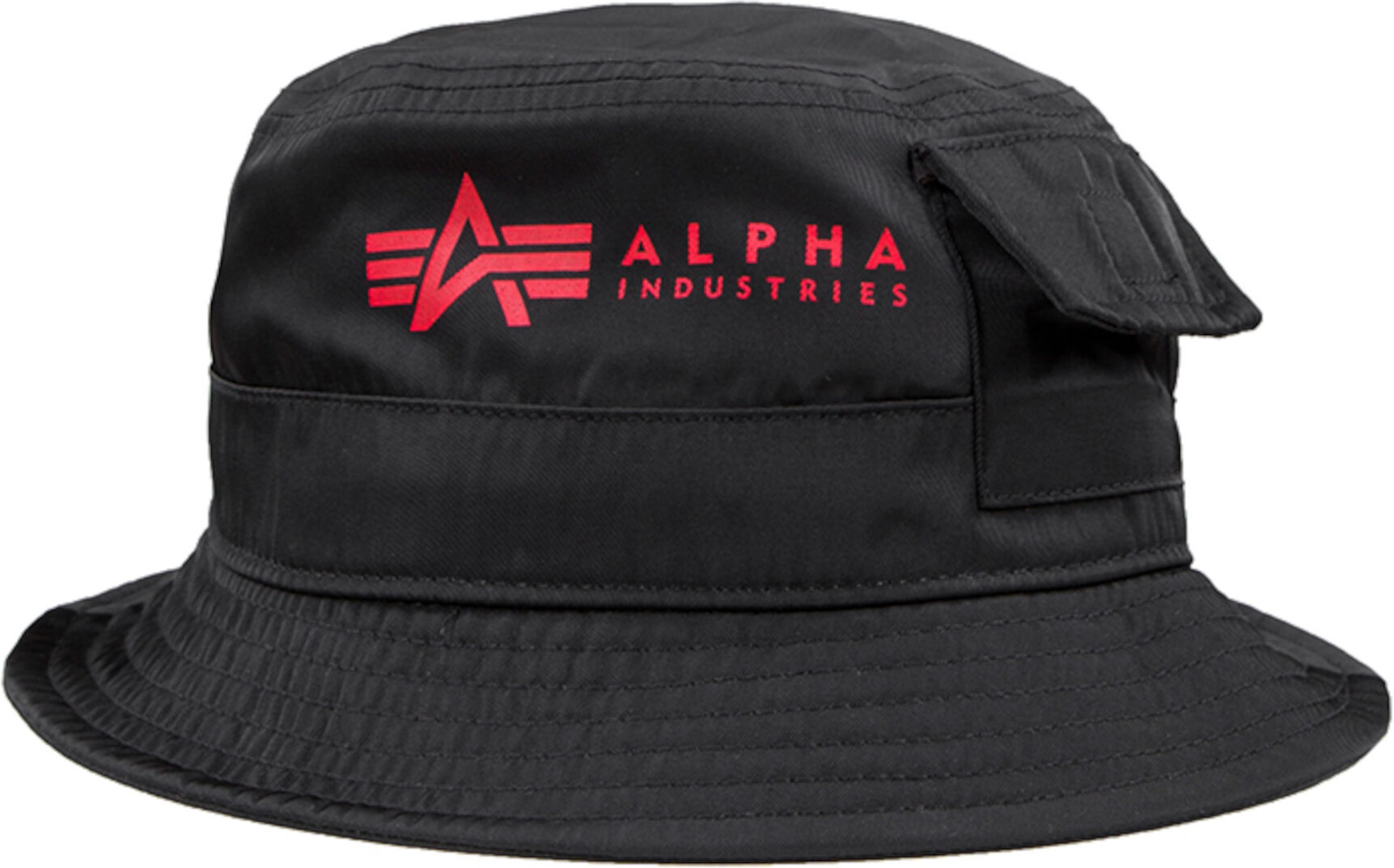 Alpha Industries Utility Bucket Klobouk Jedna velikost Černá červená