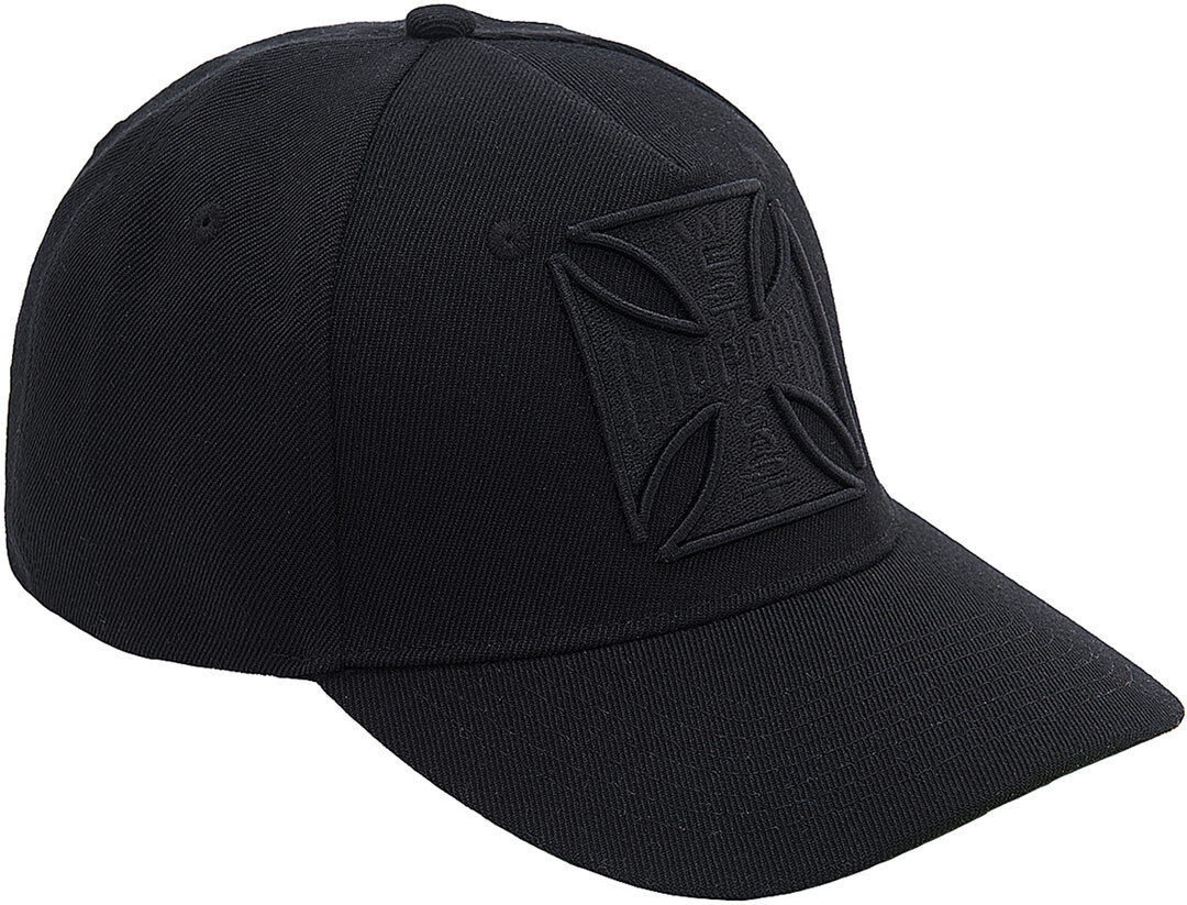 West Coast Choppers Logo Roundbill Snapback čepice Jedna velikost Černá