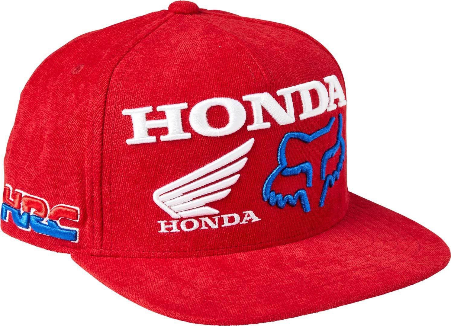 FOX Honda HRC Snapback Čepice Jedna velikost červená