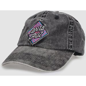 Santa Cruz Party Dot Dad Cap black acid wash Uni unisex