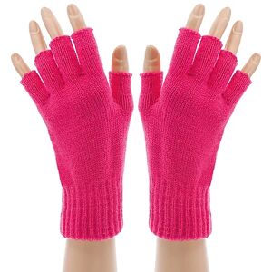 Strick-Handschuhe, pink