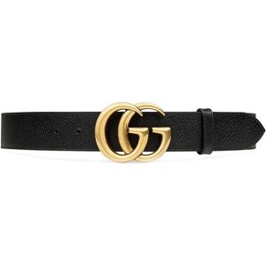 Gucci Gürtel aus Leder mit GG Schnalle - Schwarz 80/85/90/95/100/105/110 Male