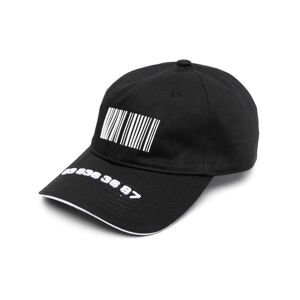 VTMNTS Baseballkappe mit Barcode-Print - Schwarz Einheitsgröße Female