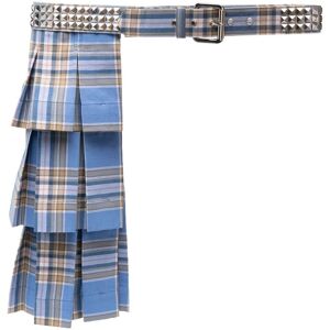 Collina Strada plaid-check skirt belt - Blau S/M/M/L Female