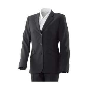 Exner 700 - Damenblazer lang : anthrazit 53% Polyester 43% Schurwolle 4% Elasthan 52