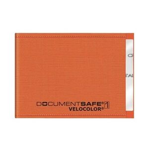 Veloflex Kreditkartenetui Documentsafe orange Polypropylen 90x63mm