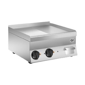 Gastro-Inox GI 650 HP elektrischer Grillplatte halb glatt / halb gerippt Edelstahl, 60cm