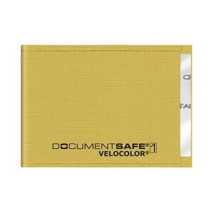 Veloflex Kreditkartenetui Documentsafe gelb Polypropylen 90x63mm
