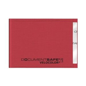 Veloflex Kreditkartenetui Documentsafe rot Polypropylen 90x63mm