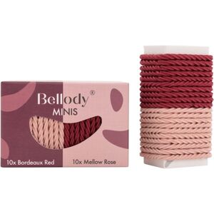 Bellody Haarstyling Minis Haargummi Set Mellow Rose & Bordeaux Red 10 Haargummis Bordeaux Red + 10 Haargummis Mellow Rose