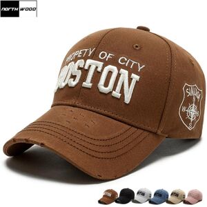 Northwood Hip Hop Boston Brief Baseball Caps Männer Frauen Snapback Hüte Baumwolle Golf Cap Papa Hut Trucker Cap