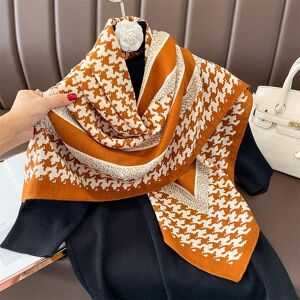 Xiao Xiao Fashion Zone Silk Scarf Head Scarf Fashion Scarves Square Lightweight Sunscreen Shawls For Women