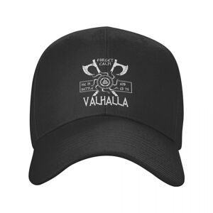 91140109ma0luda177 Neue Mode Die In Battle Go To Valhalla Vikings Baseball Cap Frauen Unisex Benutzerdefinierte Einstellbar Unisex Papa Hut Hip Hop Snapback Caps 1