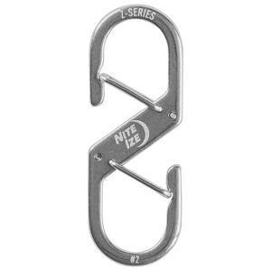 Nite Ize Z-SERIES DUAL CARABINER Gr.2 - Schlüsselanhänger - grau