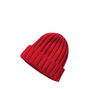 Mey & Edlich Herren Kopfbedeckung Rot einfarbig 01