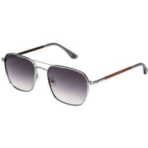 Mey & Edlich Wood Fellas Herren Sonnen-Brille Silber einfarbig 01