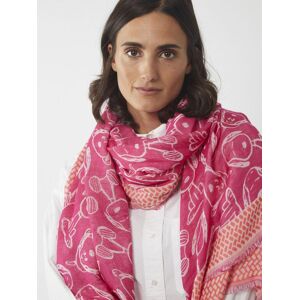 Codello Schal Damen Viskose bedruckt, pink