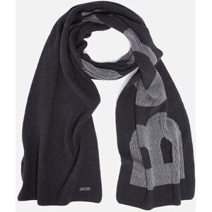 Boss Black Lamico Cotton and Wool-Blend Scarf