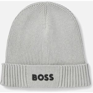 Boss Green Asic Cotton and Wool-Blend Knit Beanie