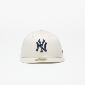New Era New York Yankees League Essential 59FIFTY Fitted Cap Stone/ Navy - unisex - Size: 7 5/8